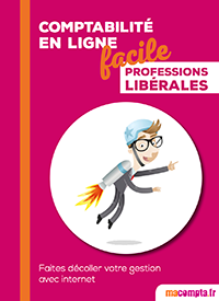 Couverture guide - comptabiltié en ligne facile - spécial Professions Libérales