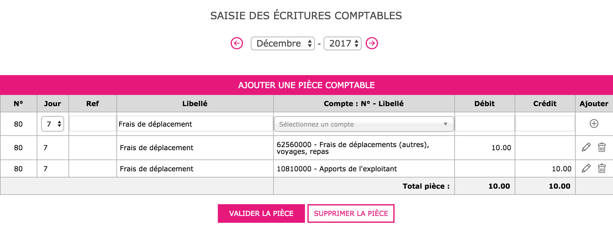 Manu écritures comptables