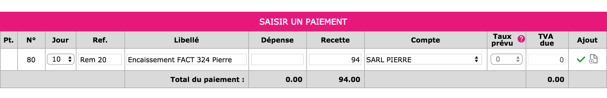 Paiement Factures